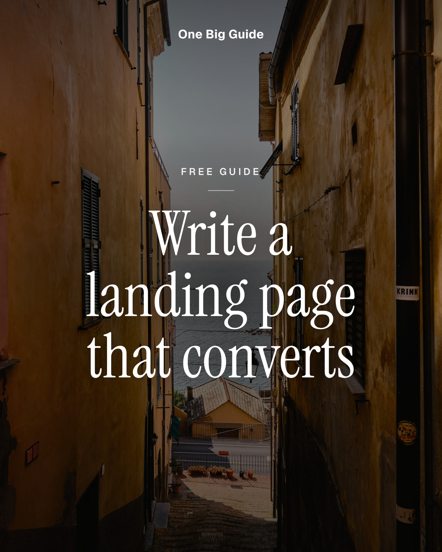 Write a landing page that converts